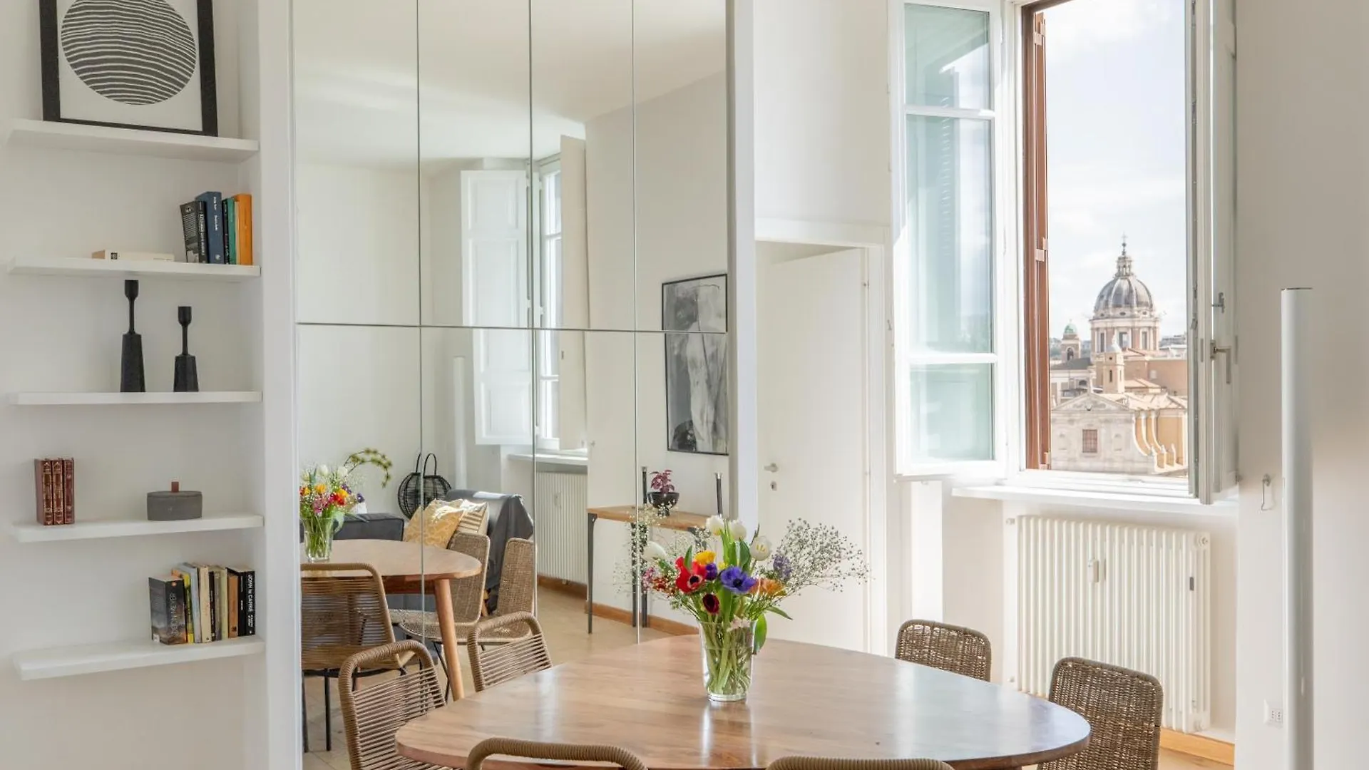 Iflat Contemporary Elegant Skyline In Rome Apartment